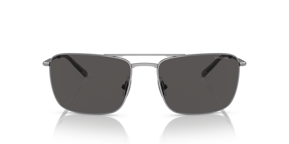 Arnette AN3088 Boulevardier Sunglasses in 741/87 Gunmetal / Dark Grey lens, front view