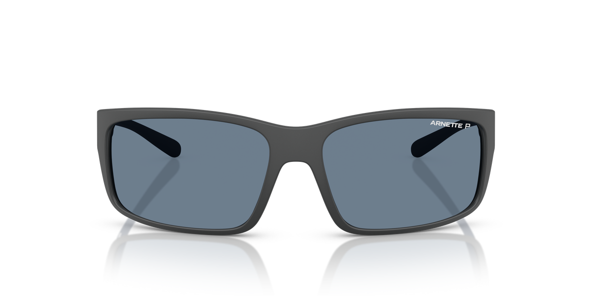 Arnette AN4242 Fastball 2.0 Sunglasses in 28412V Matte Dark Grey / Polarized Dark Blue lens, front view