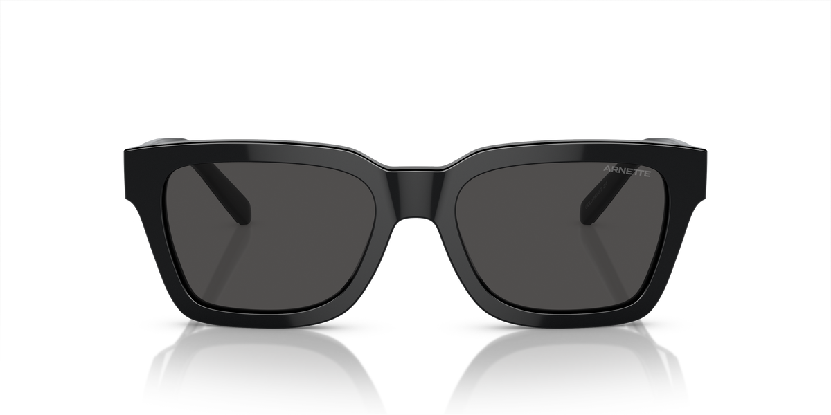 Arnette AN4334 Cold Heart 2.0 Sunglasses in 121487 Black / Dark Grey lens, front view