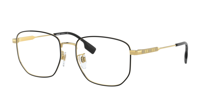 Burberry BE1352D Eyeglasses Frame in 1318 Gold/Black