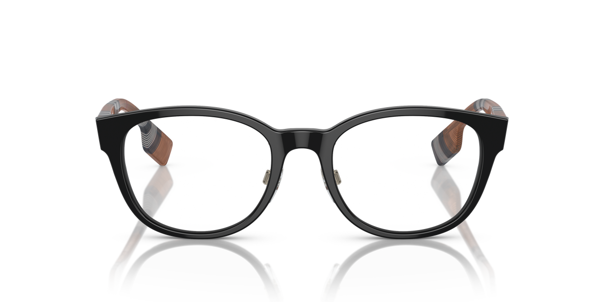 Burberry BE2381D Peyton Eyeglasses Frame in 4041 Black, front view