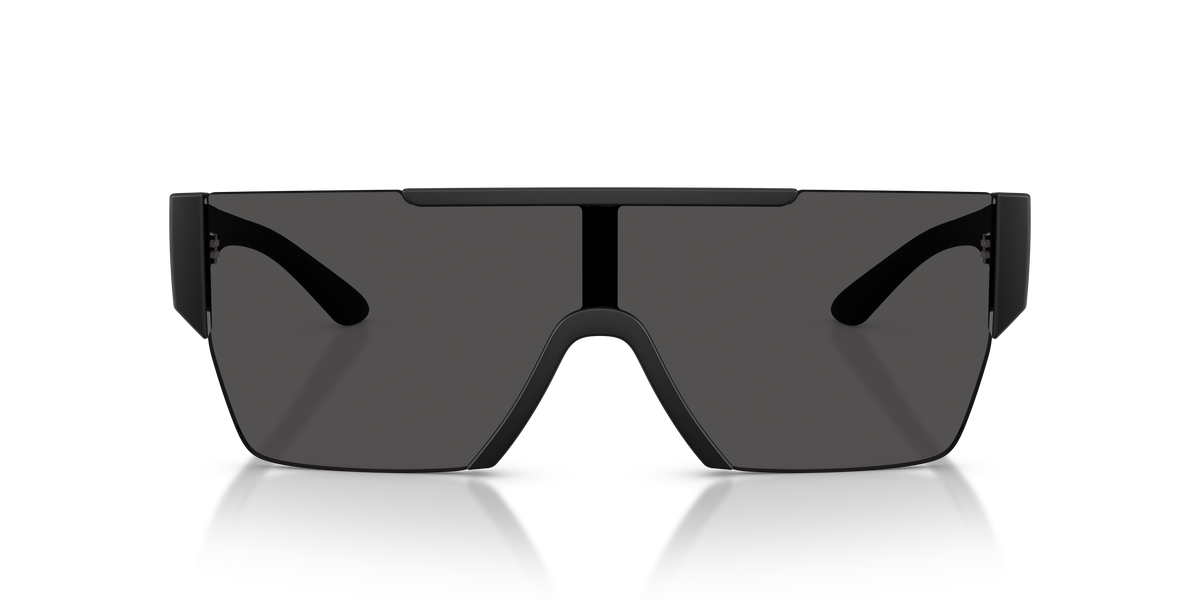 Burberry BE4291 Sunglasses in 346487 Matte Black / Grey lens, front view