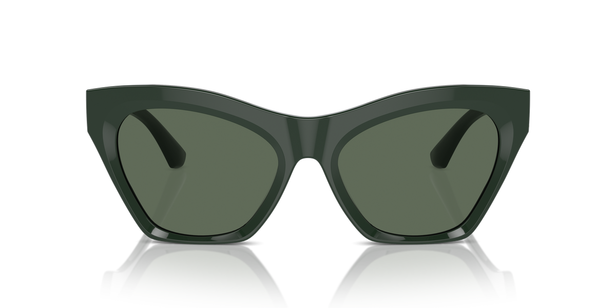 Burberry BE4420U Sunglasses in 403871 Green / Dark Green lens, front view