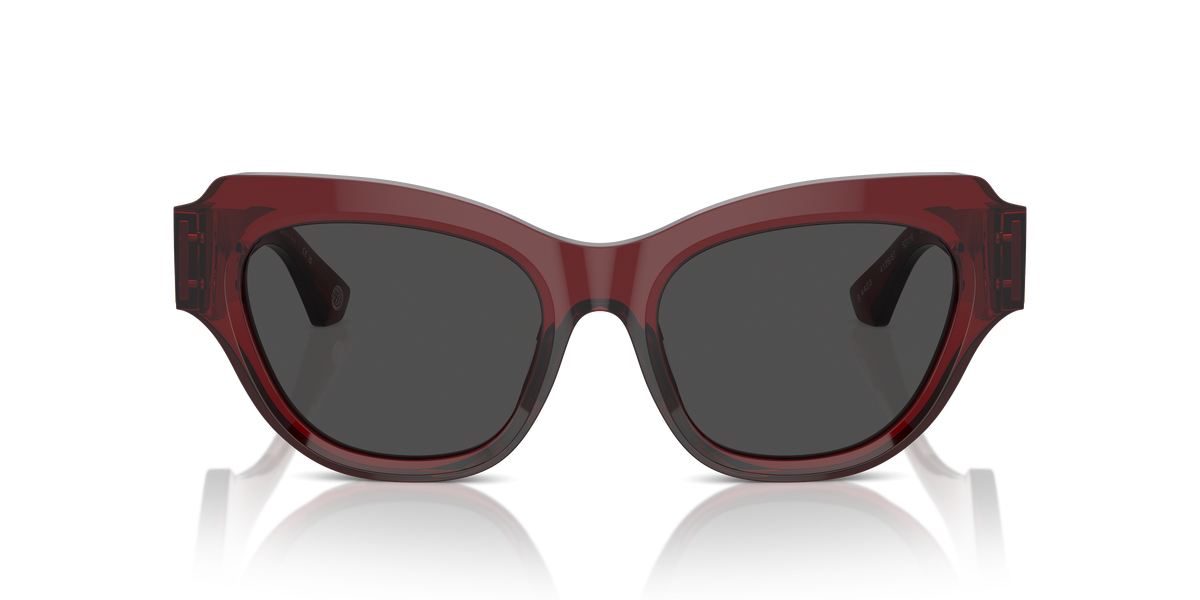 Burberry BE4423 Sunglasses in 412887 Bordeaux / Dark Grey lens, front view