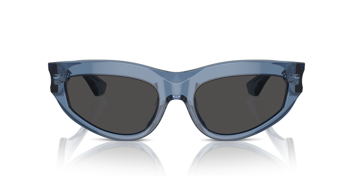 Burberry BE4425U Sunglasses in 411787 Blue / Dark Grey lens, front view