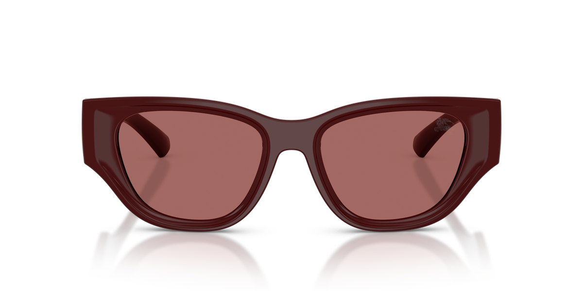 Burberry BE4467U Sunglasses in 411969 Bordeaux / Dark Violet lens, front view