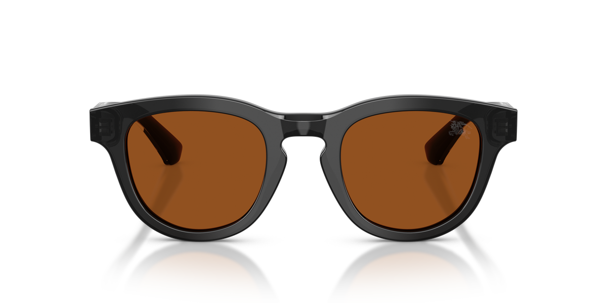 Burberry BE4477 Sunglasses in 421173 Grey / Dark Brown lens, front view