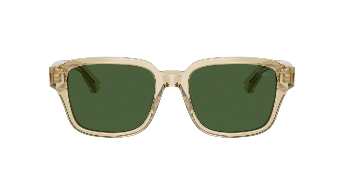 Burberry BE4484 Sunglasses in 422671 Beige / Dark Green lens, front view