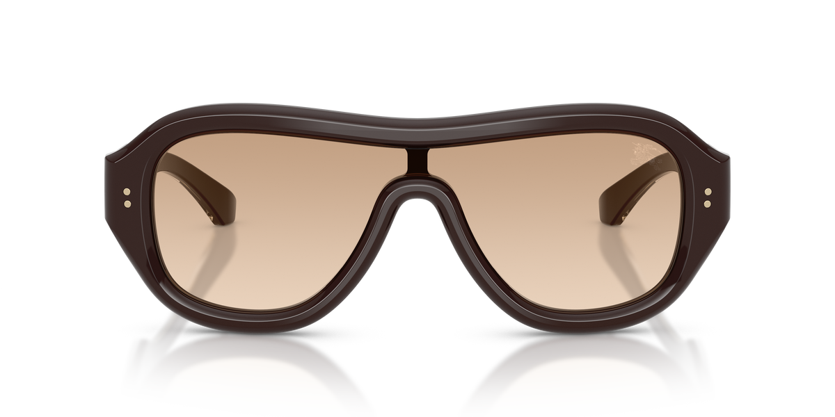 Burberry BE4509U Sunglasses in 42748D Brown / Brown Gradient lens, front view