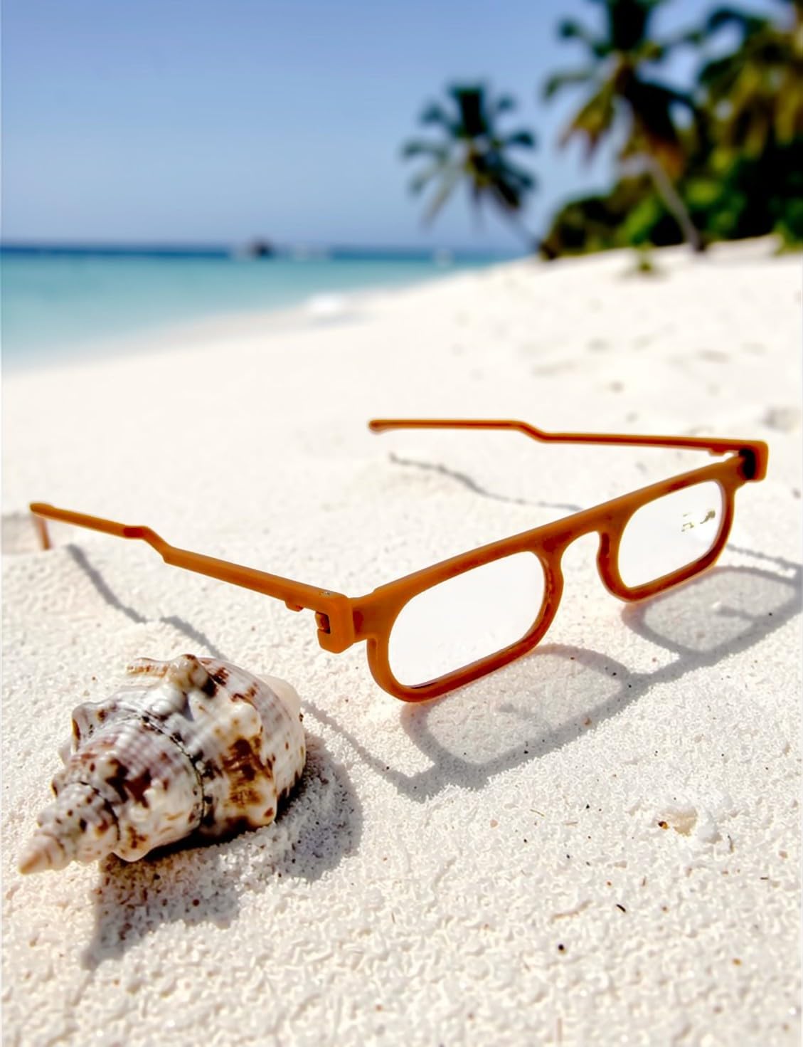 Esperto Move On thin blue cut reading glasses Brown, lifestyle