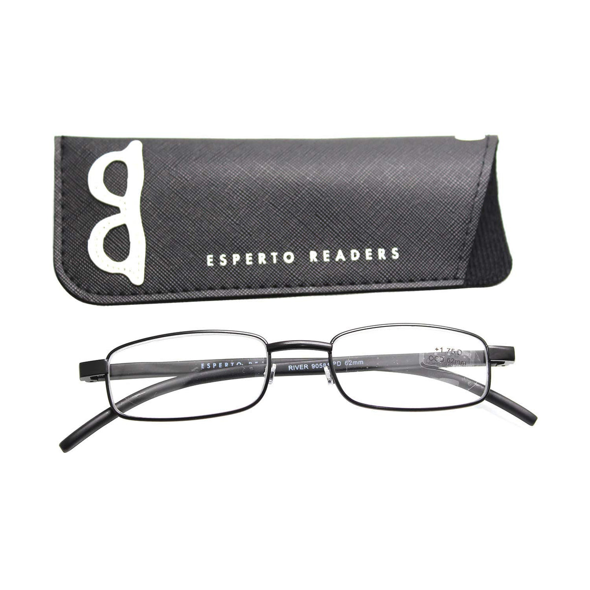 Esperto River Black reading glasses, view 6