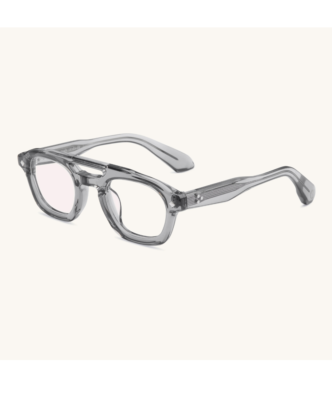 Lunetterie Generale | Piece De Resistance Grey Crystal & Palladium