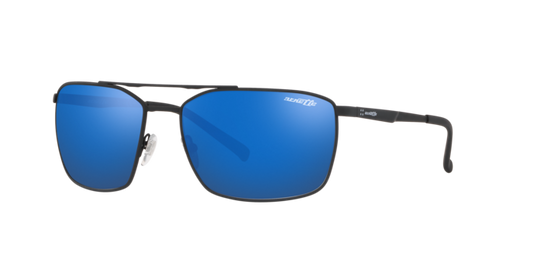 Arnette AN3080 Maboneng Sunglasses in 696/55 Rubber Black / Blue lens