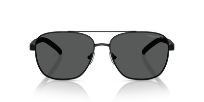 Arnette AN3087 Walvis Sunglasses in 737/81 Matte Black / Dark Grey Polarized lens, front view
