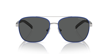 Arnette AN3087 Walvis Sunglasses in 755/81 Silver/Blue / Polarized Grey lens, front view