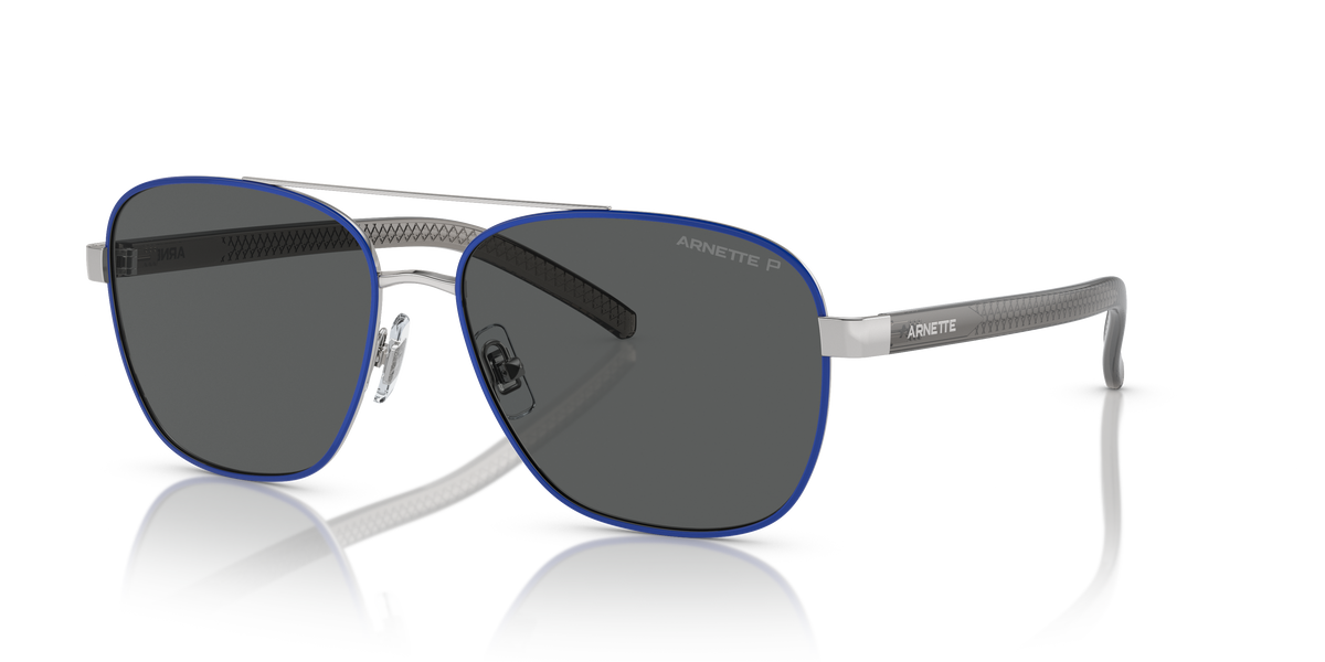 Arnette AN3087 Walvis Sunglasses in 755/81 Silver/Blue / Polarized Grey lens