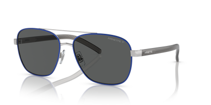 Arnette AN3087 Walvis Sunglasses in 755/81 Silver/Blue / Polarized Grey lens