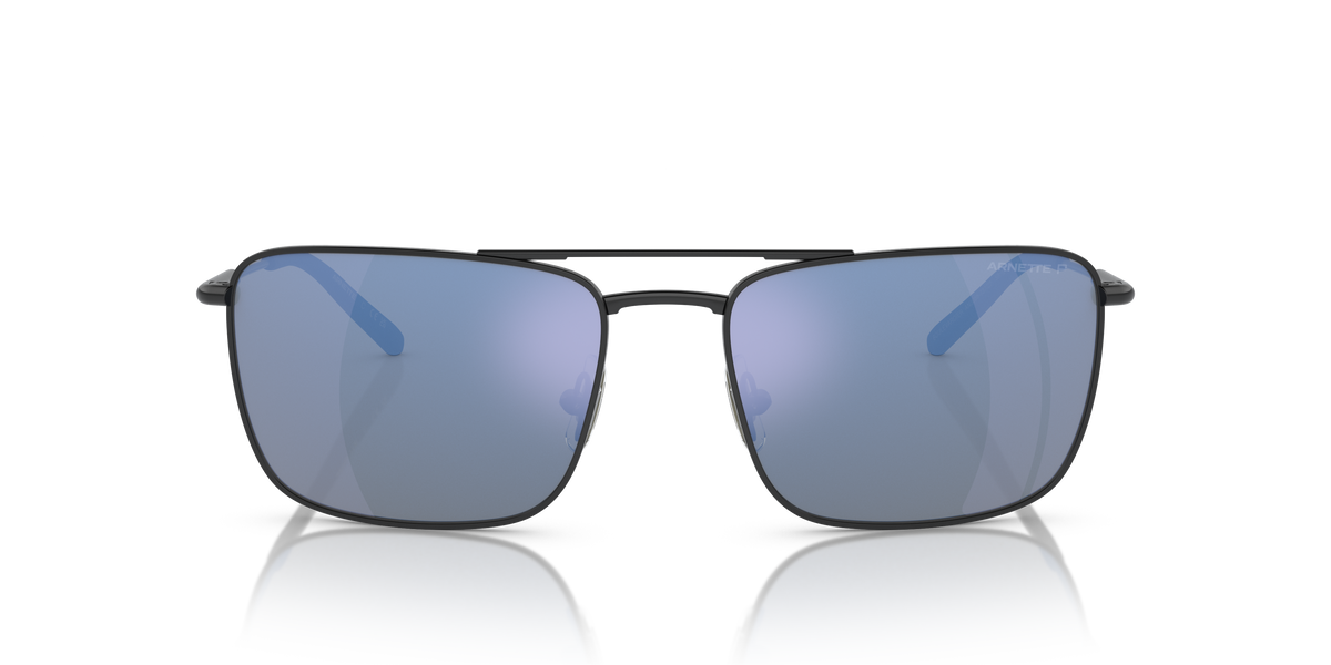 Arnette AN3088 Boulevardier Sunglasses in 737/22 Matte Black / Dark Grey Mirror Water Polarized lens, front view
