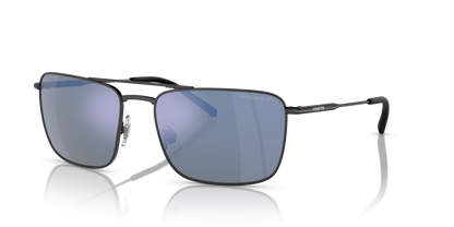 Arnette AN3088 Boulevardier Sunglasses in 737/22 Matte Black / Dark Grey Mirror Water Polarized lens
