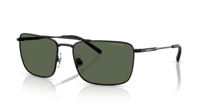 Arnette AN3088 Boulevardier Sunglasses in 737/71 Matte Black / Dark Green lens