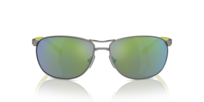 Arnette AN3090 Belgrano Sunglasses in 745/8N Matte Gunmetal / Green Mirror Green lens, front view