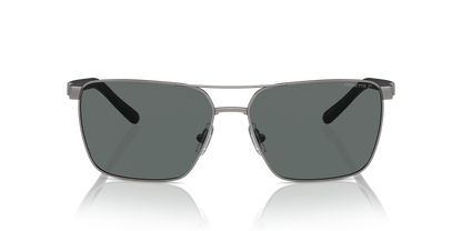 Arnette AN3091 Barracas Sunglasses in 745/81 Matte Gunmetal / Polarized Dark Grey lens, front view