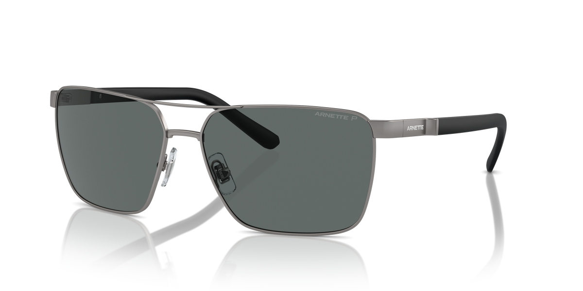 Arnette AN3091 Barracas Sunglasses in 745/81 Matte Gunmetal / Polarized Dark Grey lens