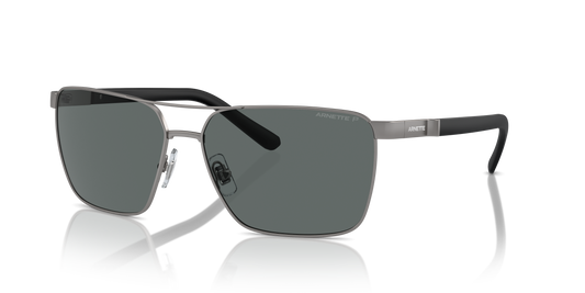 Arnette AN3091 Barracas Sunglasses in 745/81 Matte Gunmetal / Polarized Dark Grey lens