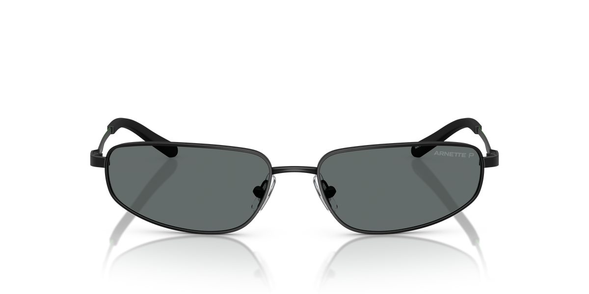 Arnette AN3092 Narro Sunglasses in 737/81 Matte Black / Dark Grey Polarized lens, front view