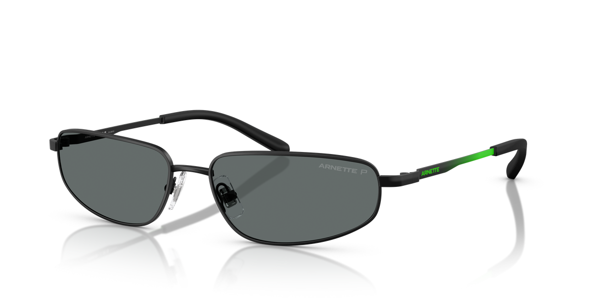 Arnette AN3092 Narro Sunglasses in 737/81 Matte Black / Dark Grey Polarized lens