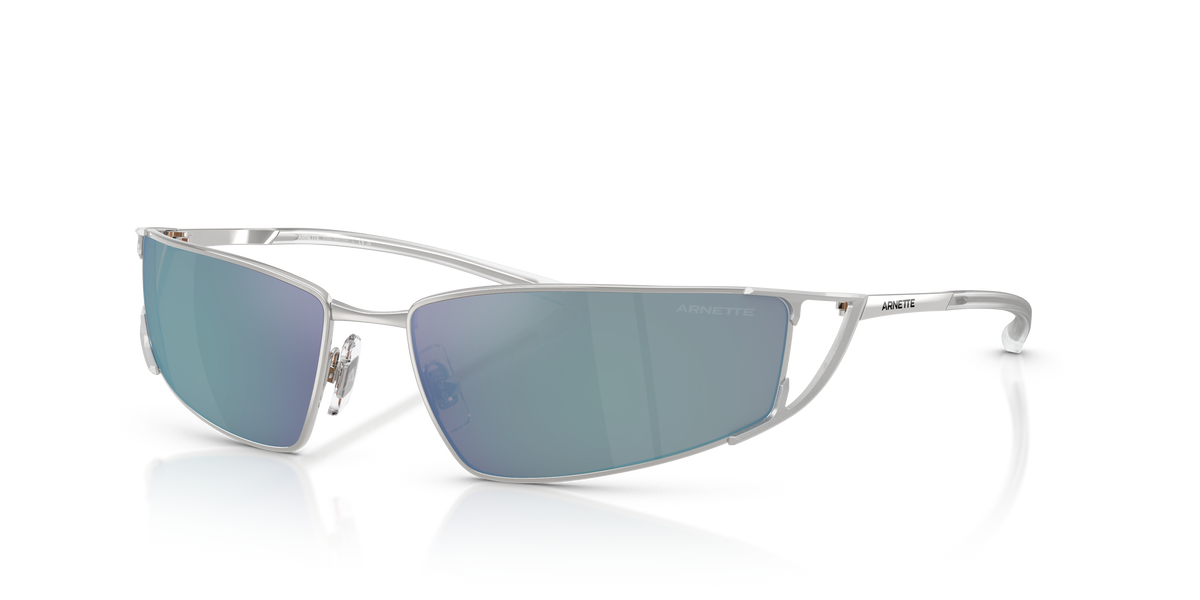 Arnette AN3093 The Junction Sunglasses in 736/Y7 Silver / Light Grey Mirror Blue lens