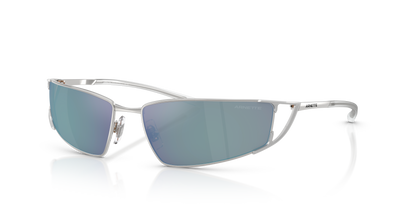 Arnette AN3093 The Junction Sunglasses in 736/Y7 Silver / Light Grey Mirror Blue lens