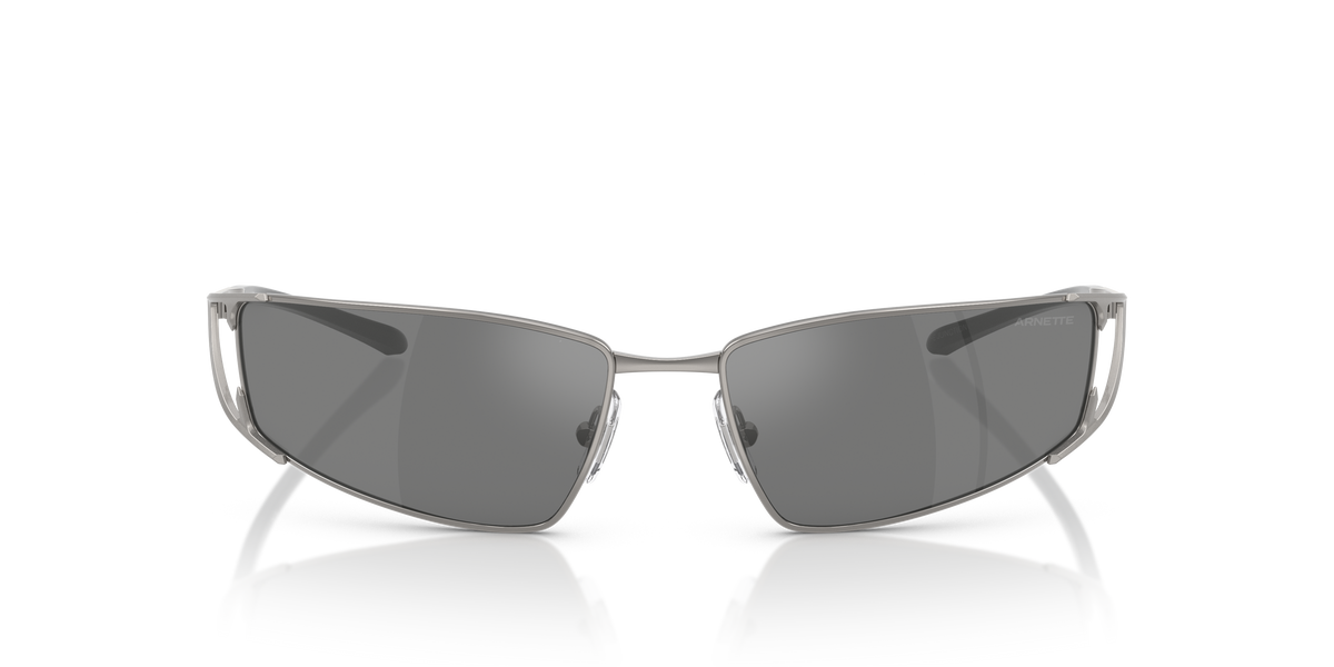 Arnette AN3093 The Junction Sunglasses in 741/6G Gunmetal / Grey Mirror Silver lens, front view