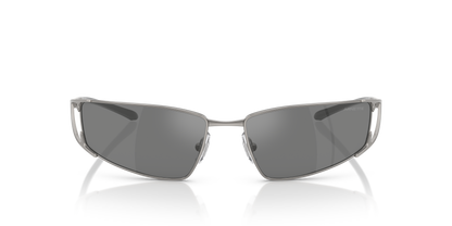 Arnette AN3093 The Junction Sunglasses in 741/6G Gunmetal / Grey Mirror Silver lens, front view