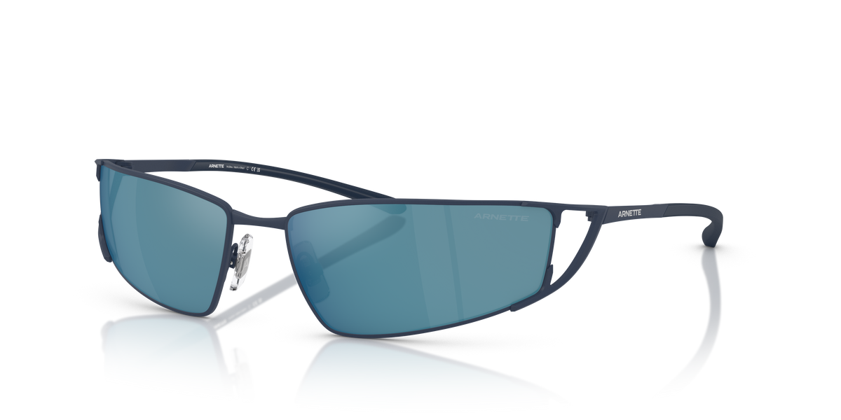 Arnette AN3093 The Junction Sunglasses in 749/55 Matte Dark Blue / Blue Mirror Blue lens