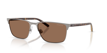 Arnette AN3094 Hampere Sunglasses in 738/73 Brushed Gunmetal / Dark Brown lens