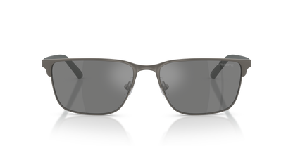 Arnette AN3094 Hampere Sunglasses in 745/6G Matte Gunmetal / Grey Mirror Silver lens, front view