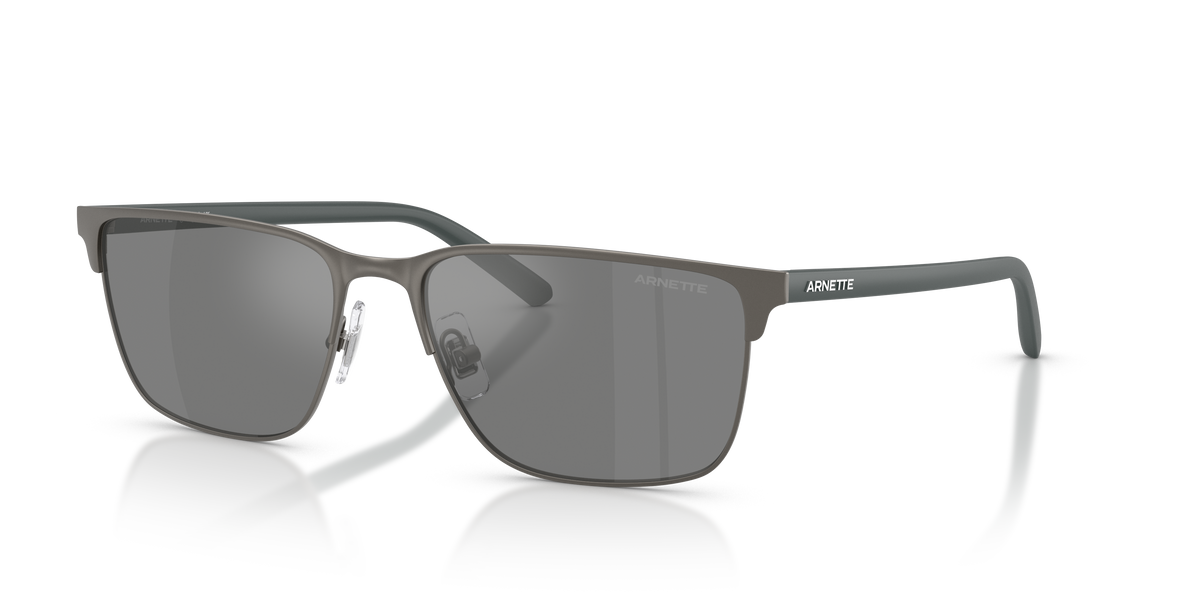 Arnette AN3094 Hampere Sunglasses in 745/6G Matte Gunmetal / Grey Mirror Silver lens