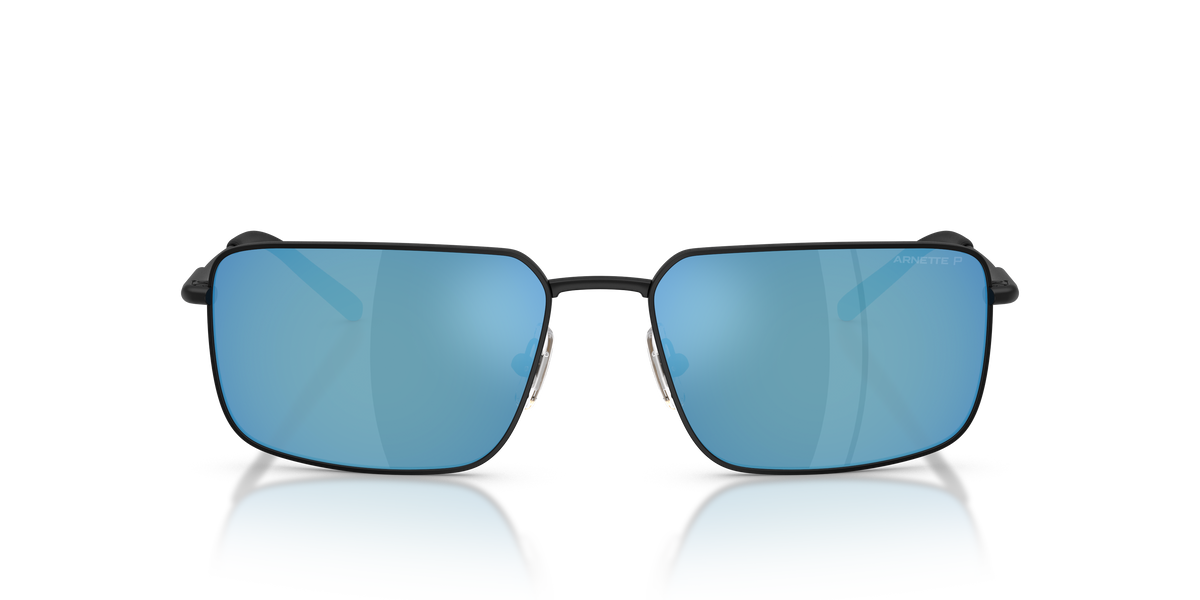 Arnette AN3095 Sunglasses in 737/22 Matte Black / Dark Grey Mirror Water Polarized lens, front view