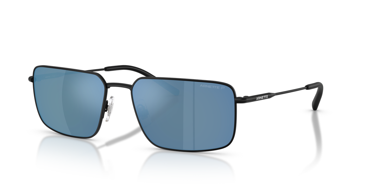 Arnette AN3095 Sunglasses in 737/22 Matte Black / Dark Grey Mirror Water Polarized lens