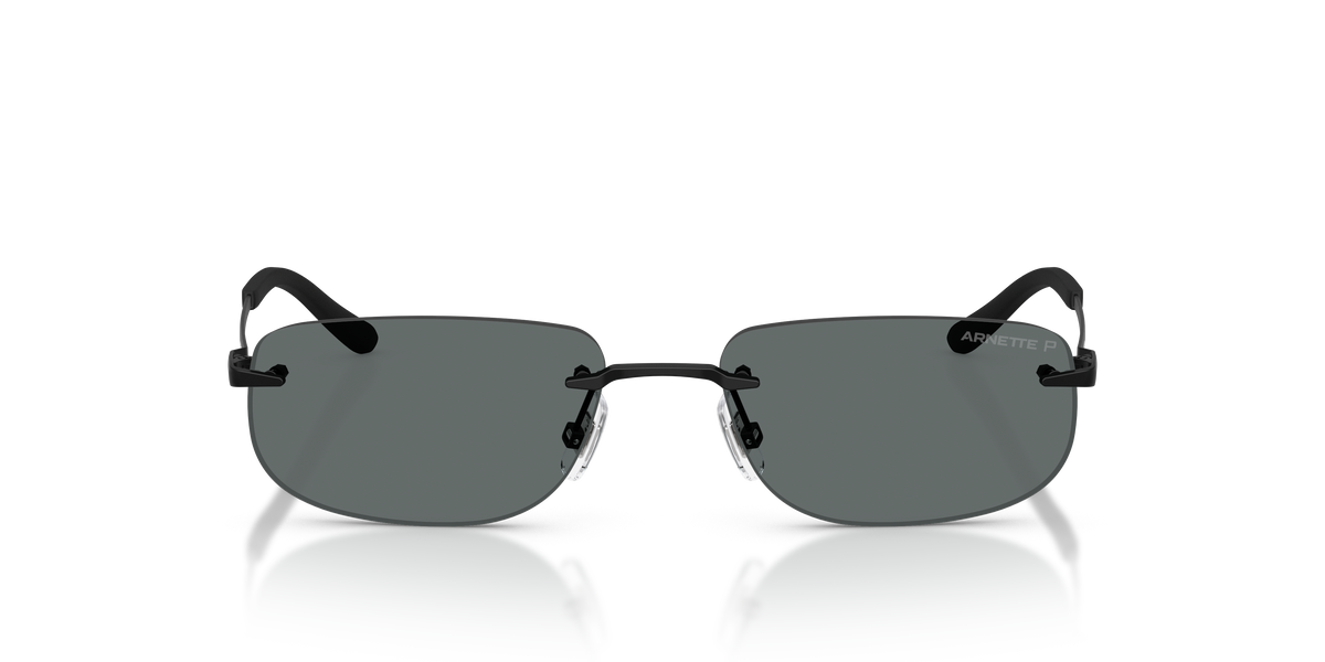 Arnette AN3096 Sunglasses in 737/81 Matte Black / Dark Grey Polarized lens, front view