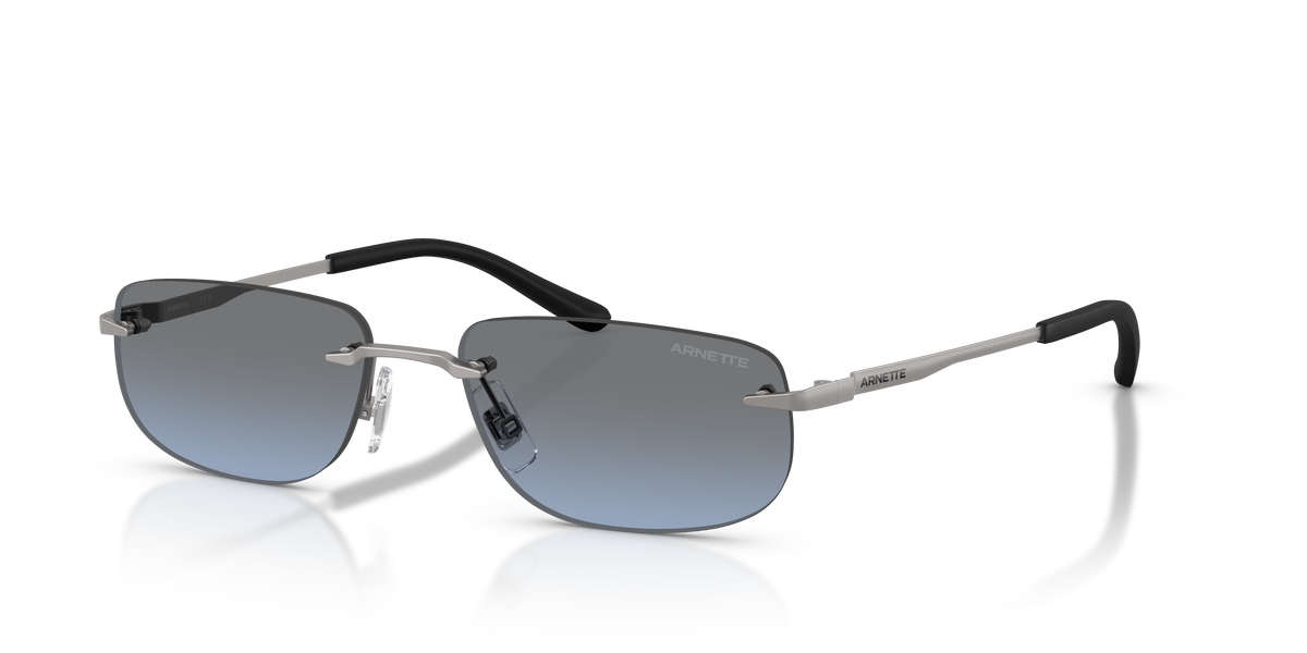Arnette AN3096 Sunglasses in 745/8F Matte Gunmetal / Blue Gradient Grey lens