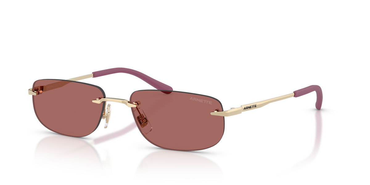 Arnette AN3096 Sunglasses in 748/69 Light Gold / Dark Violet lens