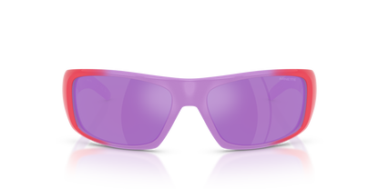 Arnette AN4182 Hot Shot Sunglasses in 30244V Lilac Gradient Cherry / Grey Mirror Violet lens, front view