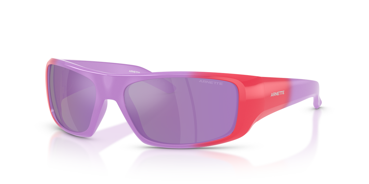 Arnette AN4182 Hot Shot Sunglasses in 30244V Lilac Gradient Cherry / Grey Mirror Violet lens