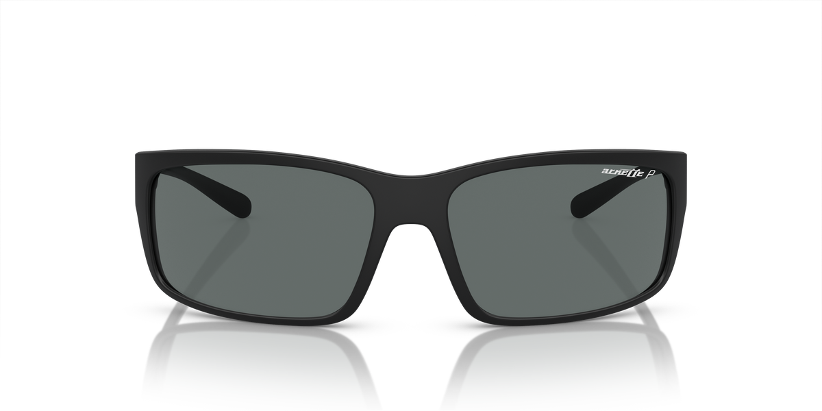 Arnette AN4242 Fastball 2.0 Sunglasses in 01/81 Matte Black / Polarized Dark Grey lens, front view