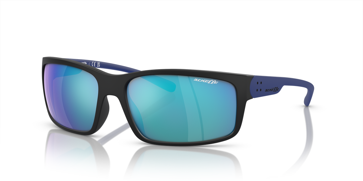 Arnette AN4242 Fastball 2.0 Sunglasses in 251125 Matte Black / Blue lens