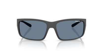 Arnette AN4242 Fastball 2.0 Sunglasses in 28412V Matte Dark Grey / Polarized Dark Blue lens, front view