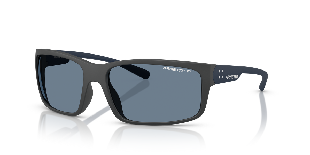 Arnette AN4242 Fastball 2.0 Sunglasses in 28412V Matte Dark Grey / Polarized Dark Blue lens