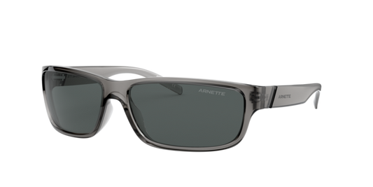 Arnette AN4271 Zoro Sunglasses in 259087 Shiny Transparent Grey / Dark Grey lens